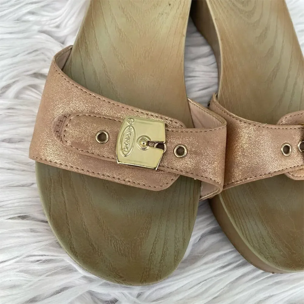 Dr. Scholl's Women's Slide Sandals Pink Size 7M Casual Comfort